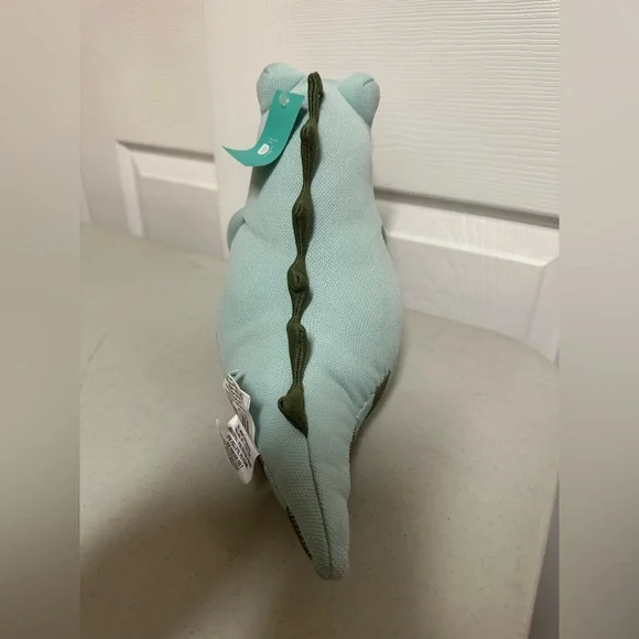 Pillowfort I LOST A TOOTH Kids' Milestone 12" Mint Green Alligator Plush Toy NWT - Picture 3 of 11